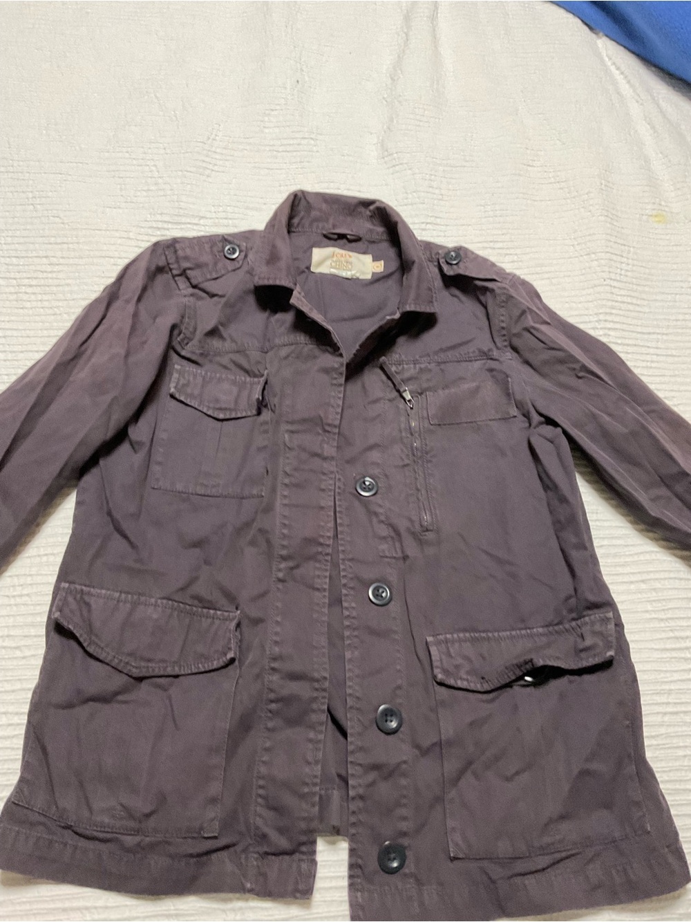 J. Crew Women's Utility Jacket in Deep Brown